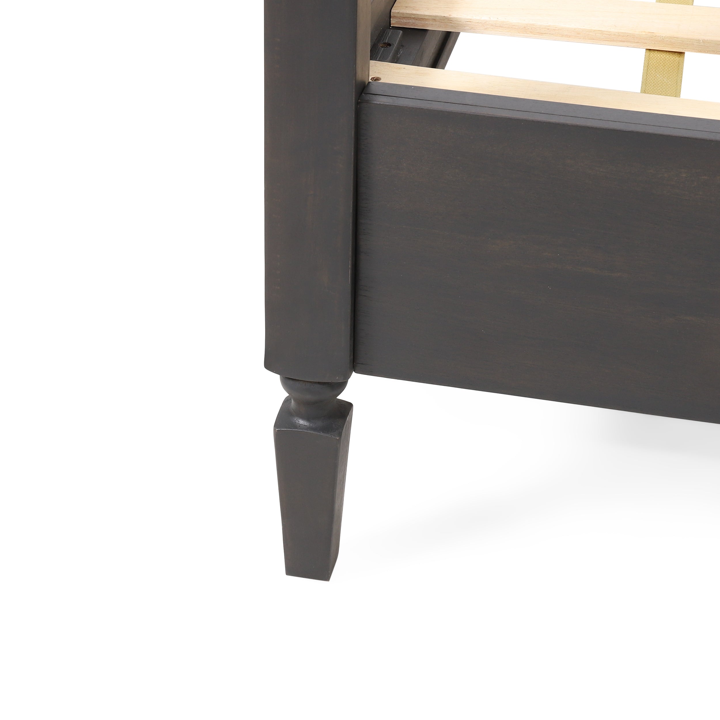 Balikos Solid Wood Queen Bed