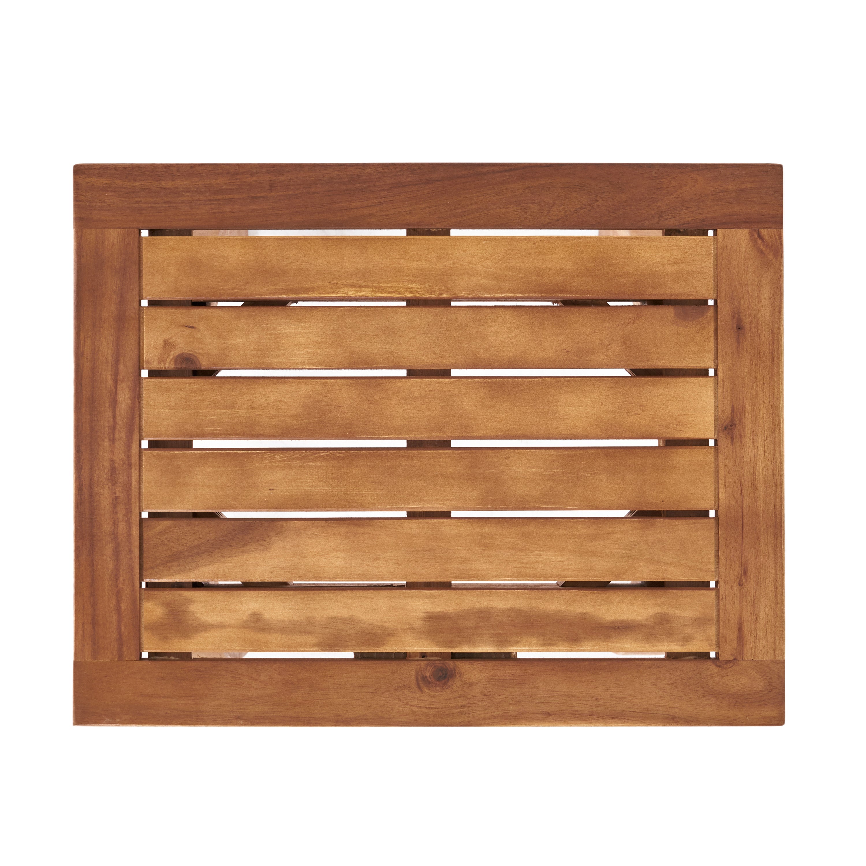 Selma Acacia Wood Outdoor Accent Side Table