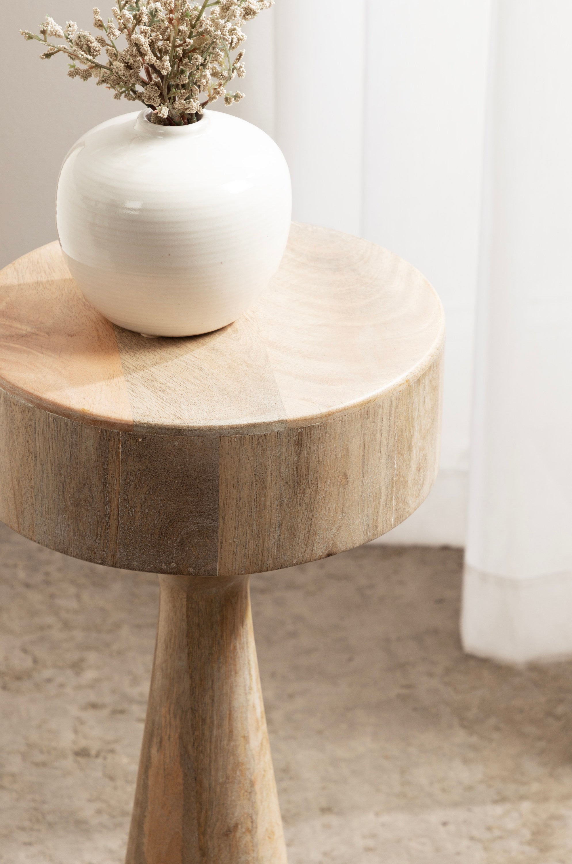 Solbrett Wood Drink Table