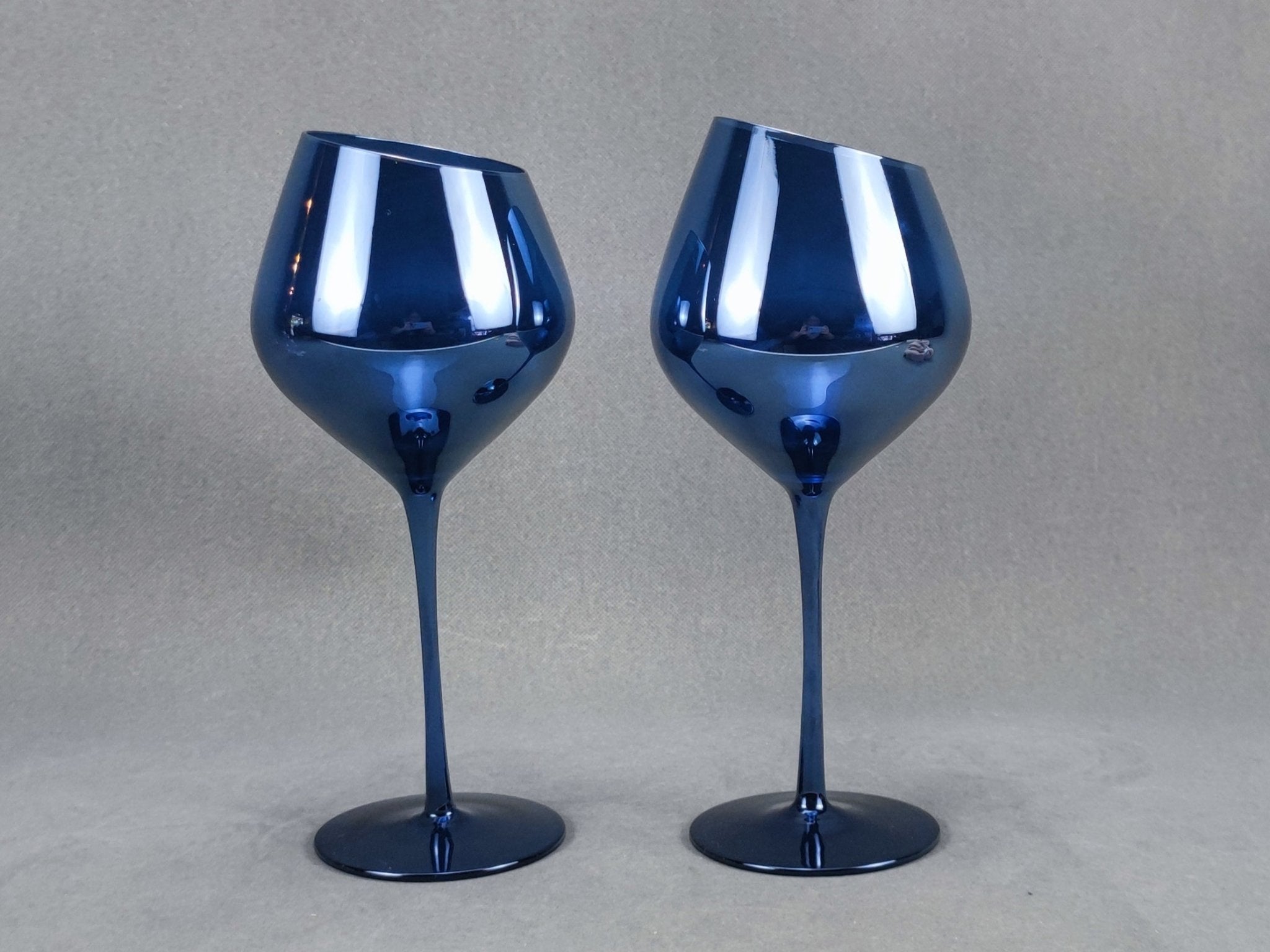 Pier 1 Jeanne Fitz Slant Collection Wine Glasses