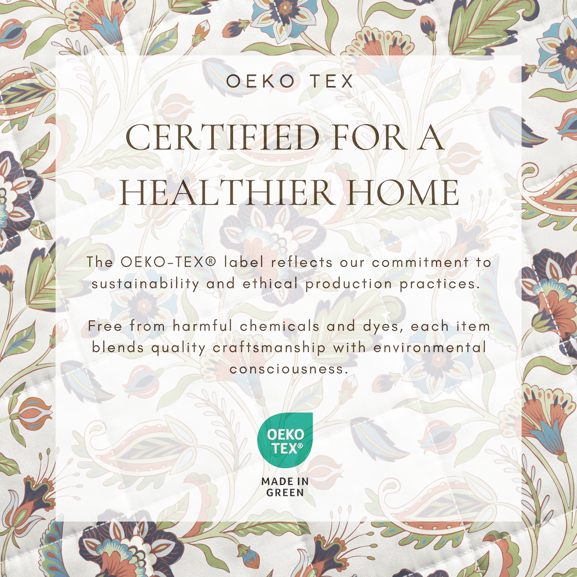Floral Bordered Cotton Quilt Set