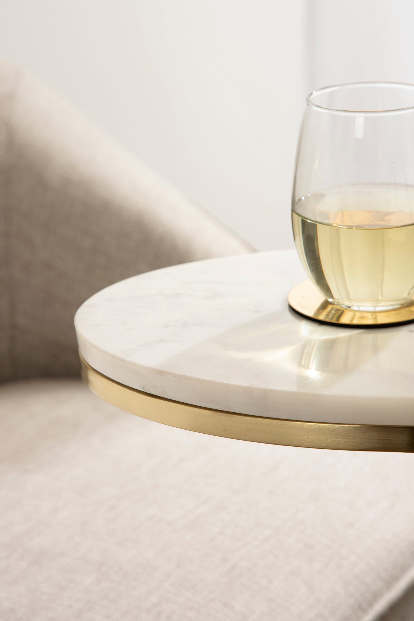 Natalli Marble Oval C-Table