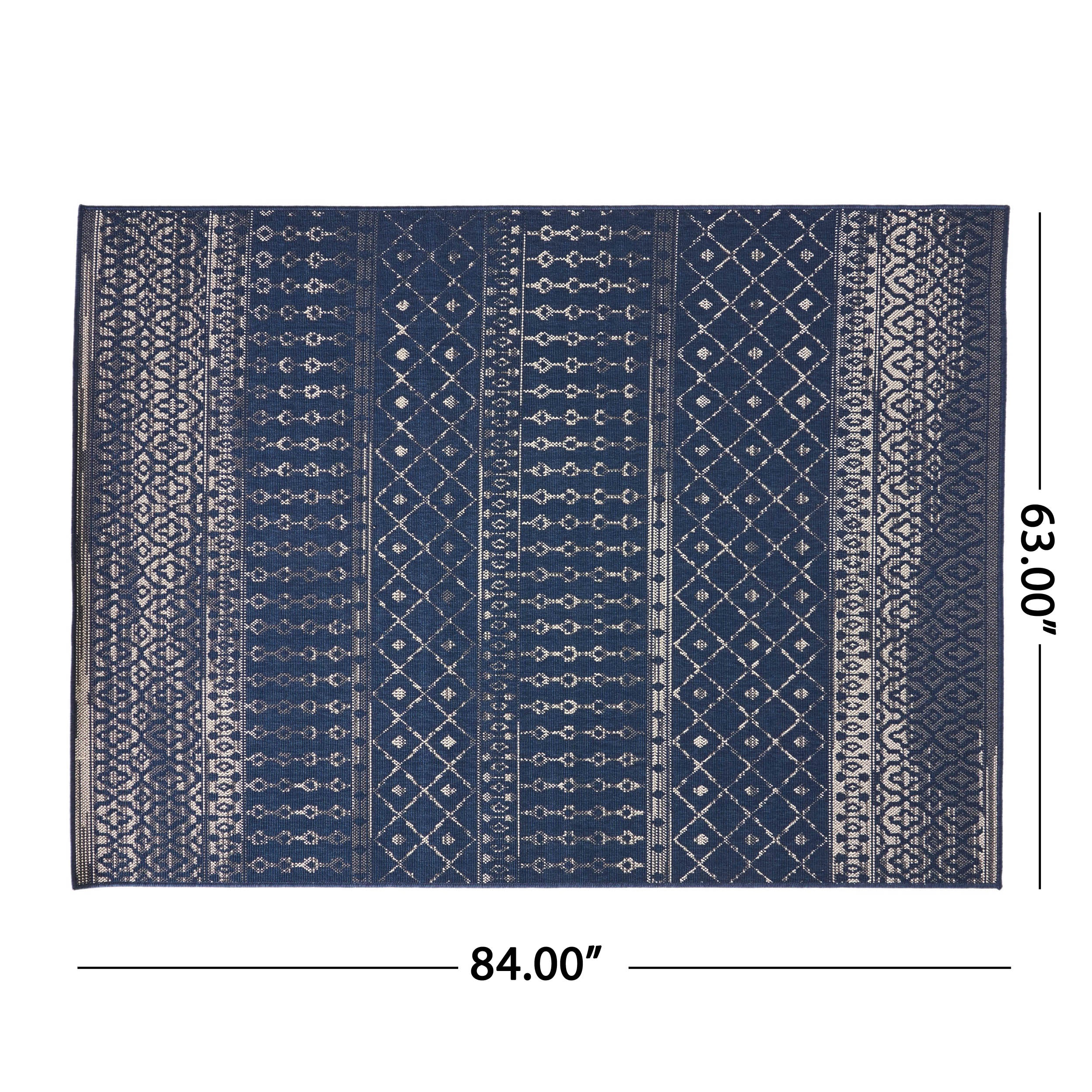 Calamity 63" x 84" Polypropylene Outdoor Area Rug