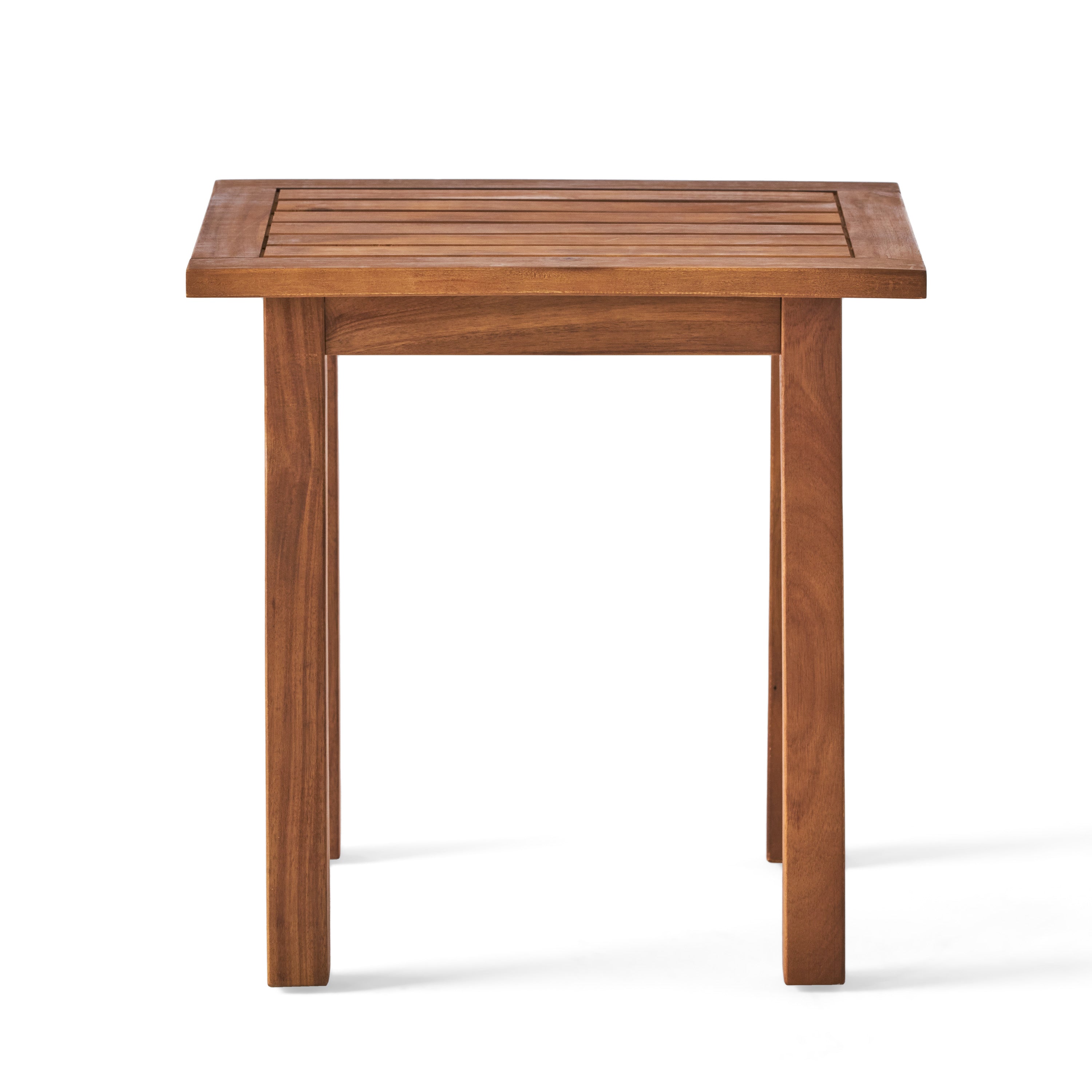 Selma Acacia Wood Outdoor Accent Side Table