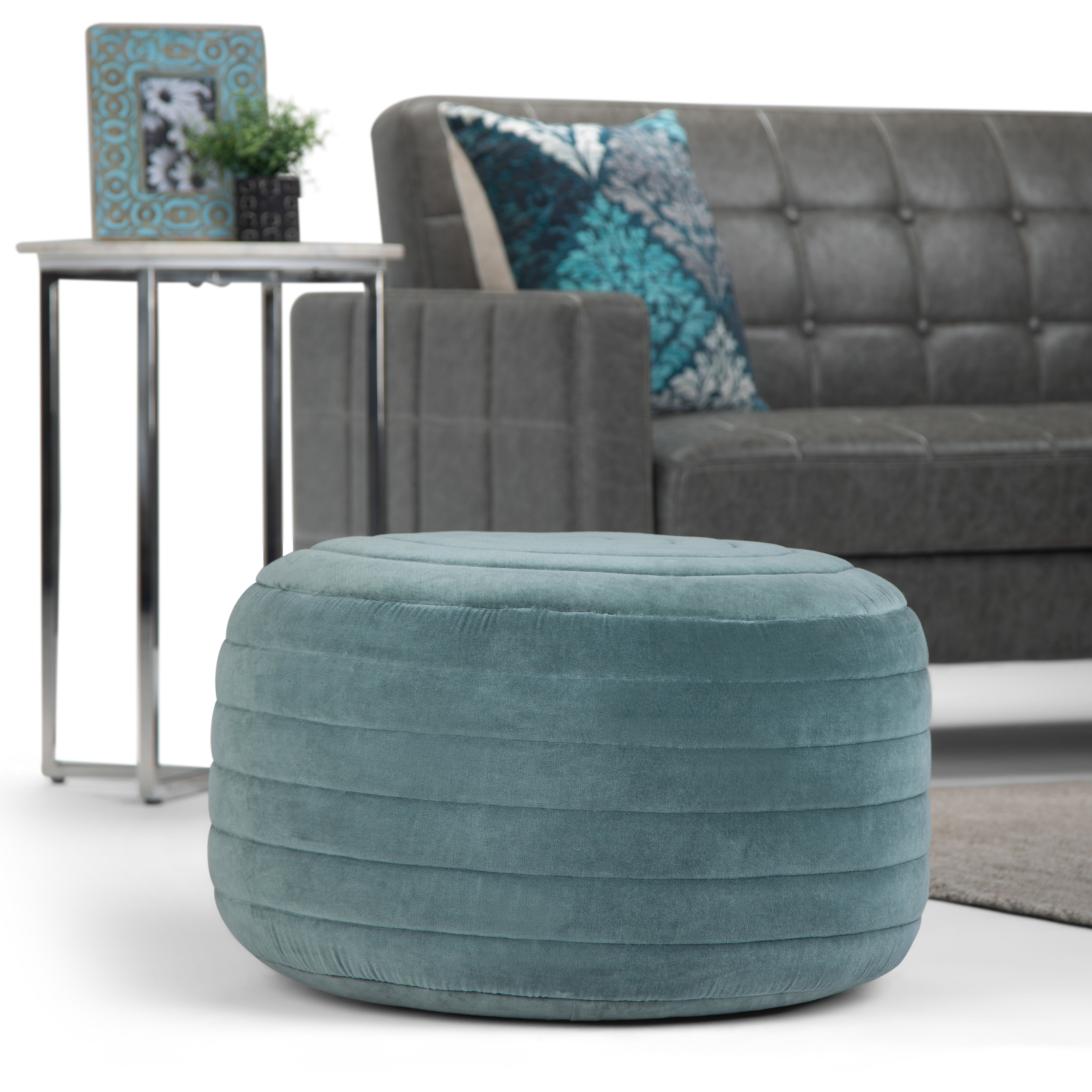 Vivienne Round Pouf