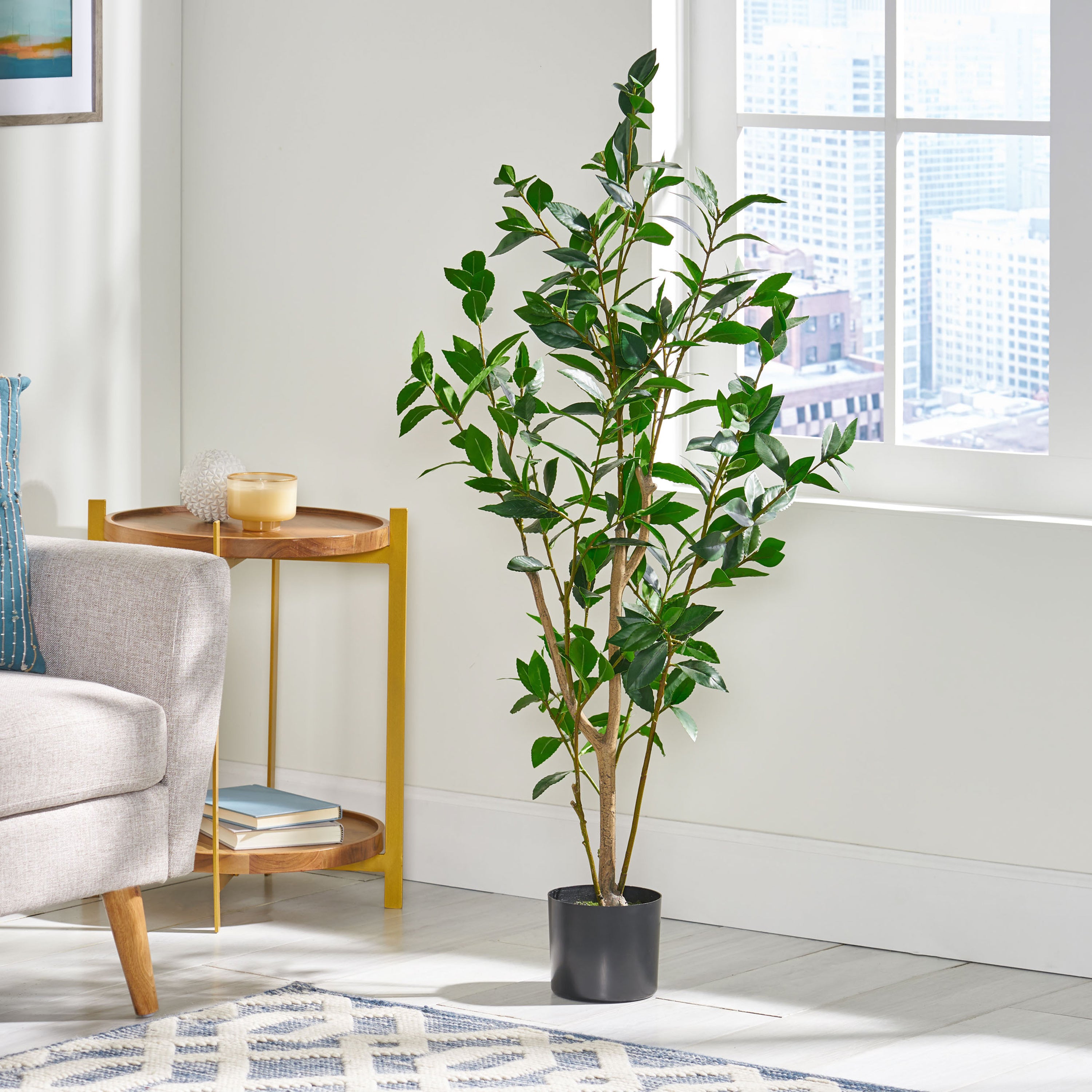 47" Faux Laurel Tree