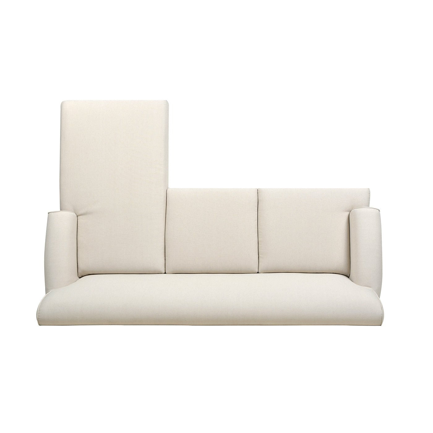 L - Shape Reversible Sectional Sofa with Turned Legs - Sofas