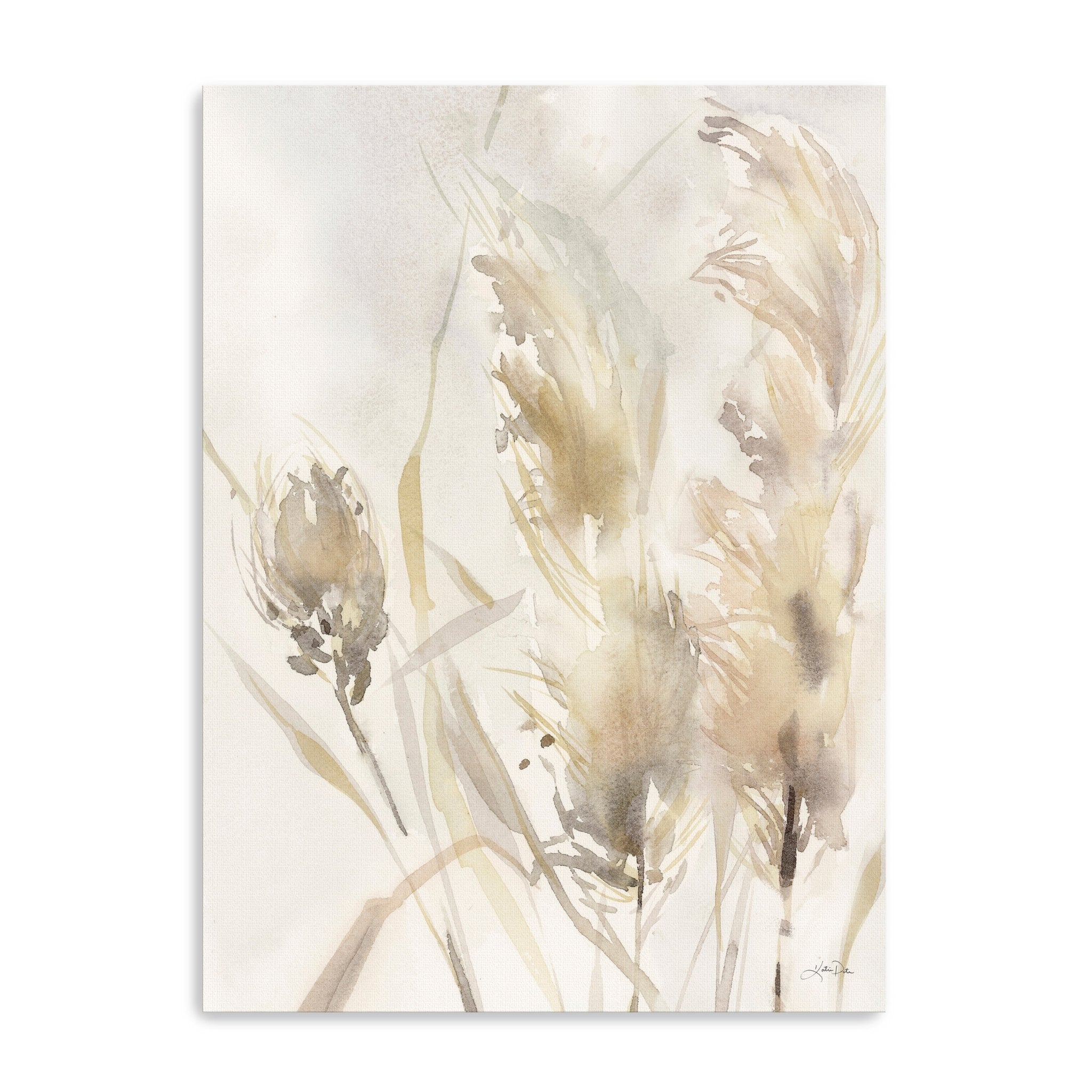 Light Grasses III Canvas Giclee - Canvas Wall Art