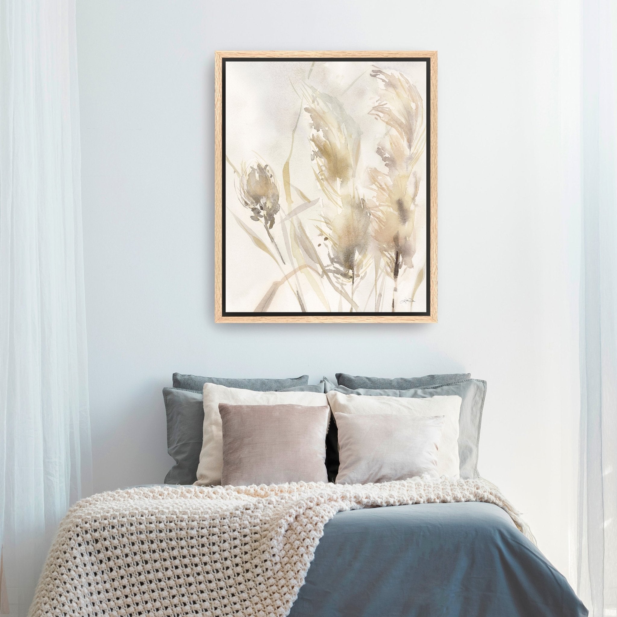 Light Grasses III Canvas Giclee - Canvas Wall Art