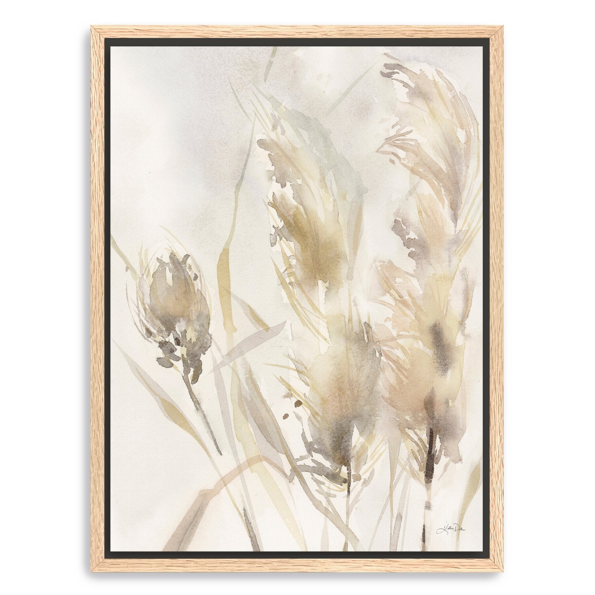 Light Grasses III Canvas Giclee - Canvas Wall Art