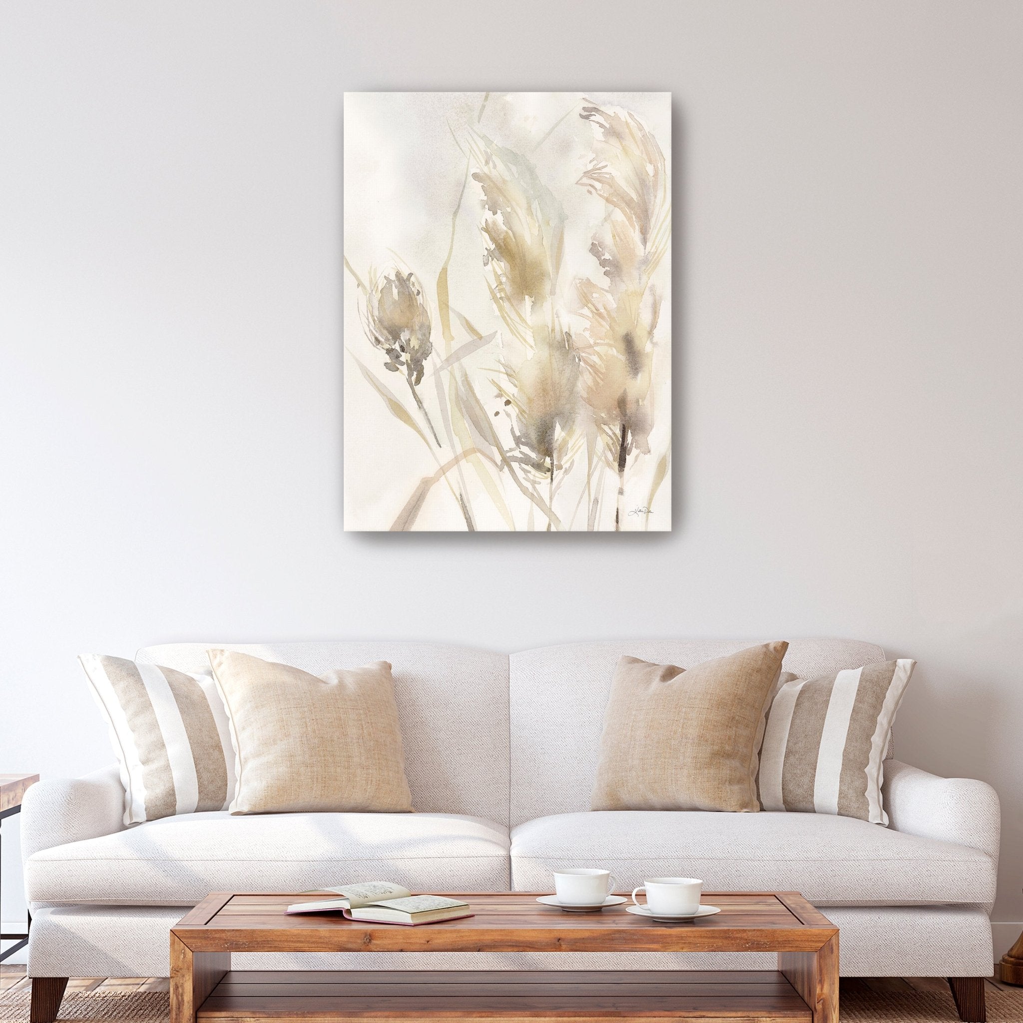 Light Grasses III Canvas Giclee - Canvas Wall Art