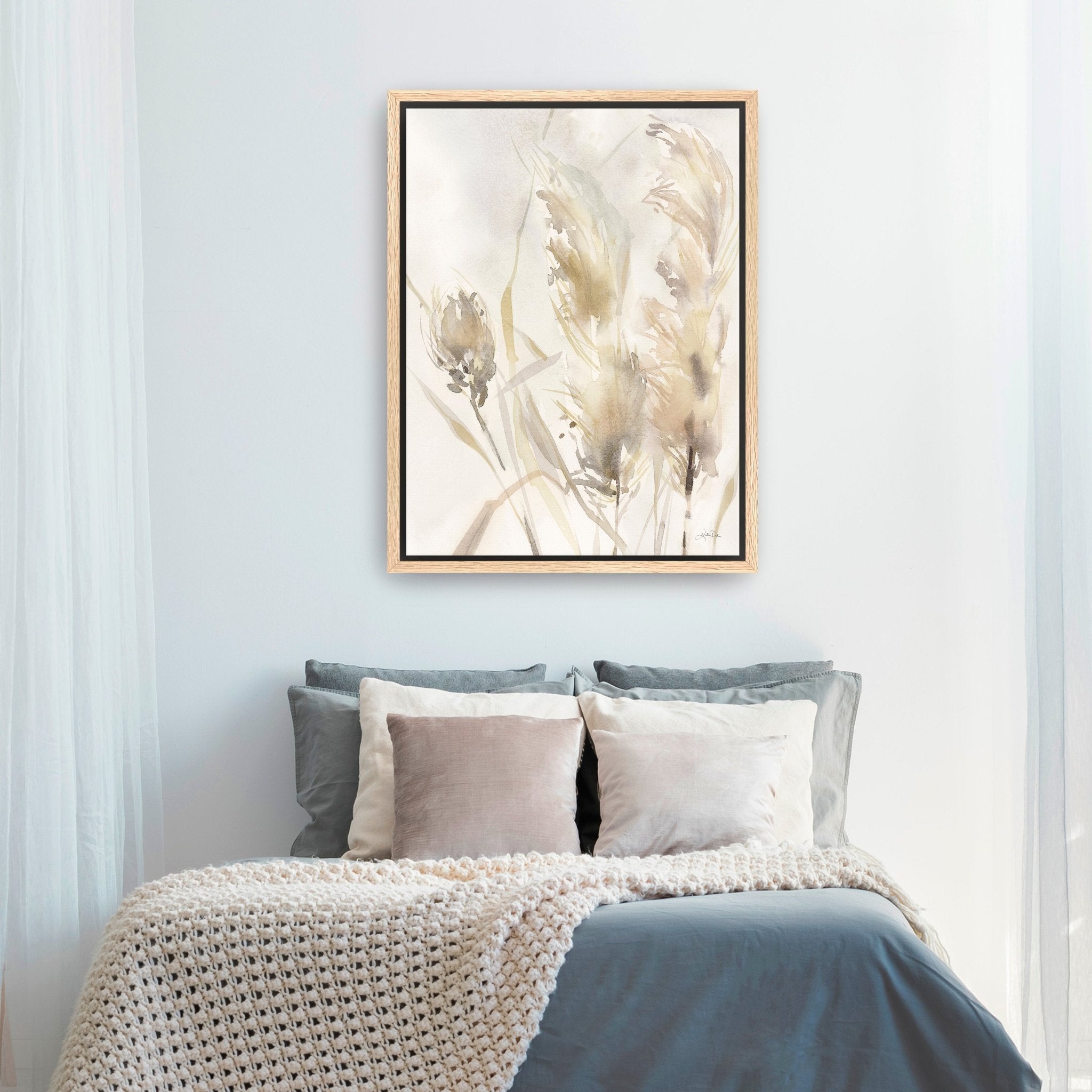 Light Grasses III Canvas Giclee - Canvas Wall Art