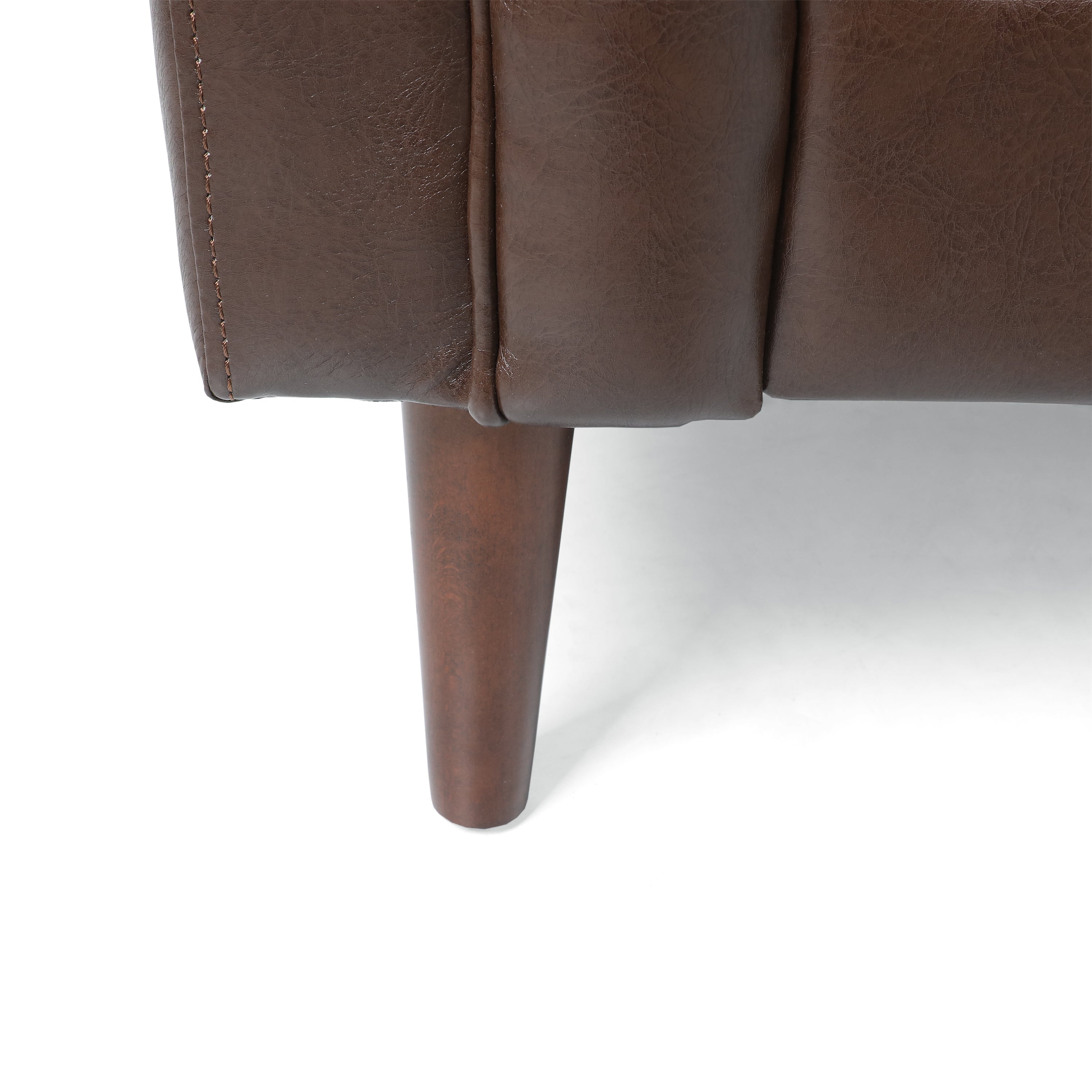 Sophisticated Loveseat with Diamond-Stitched Detailing