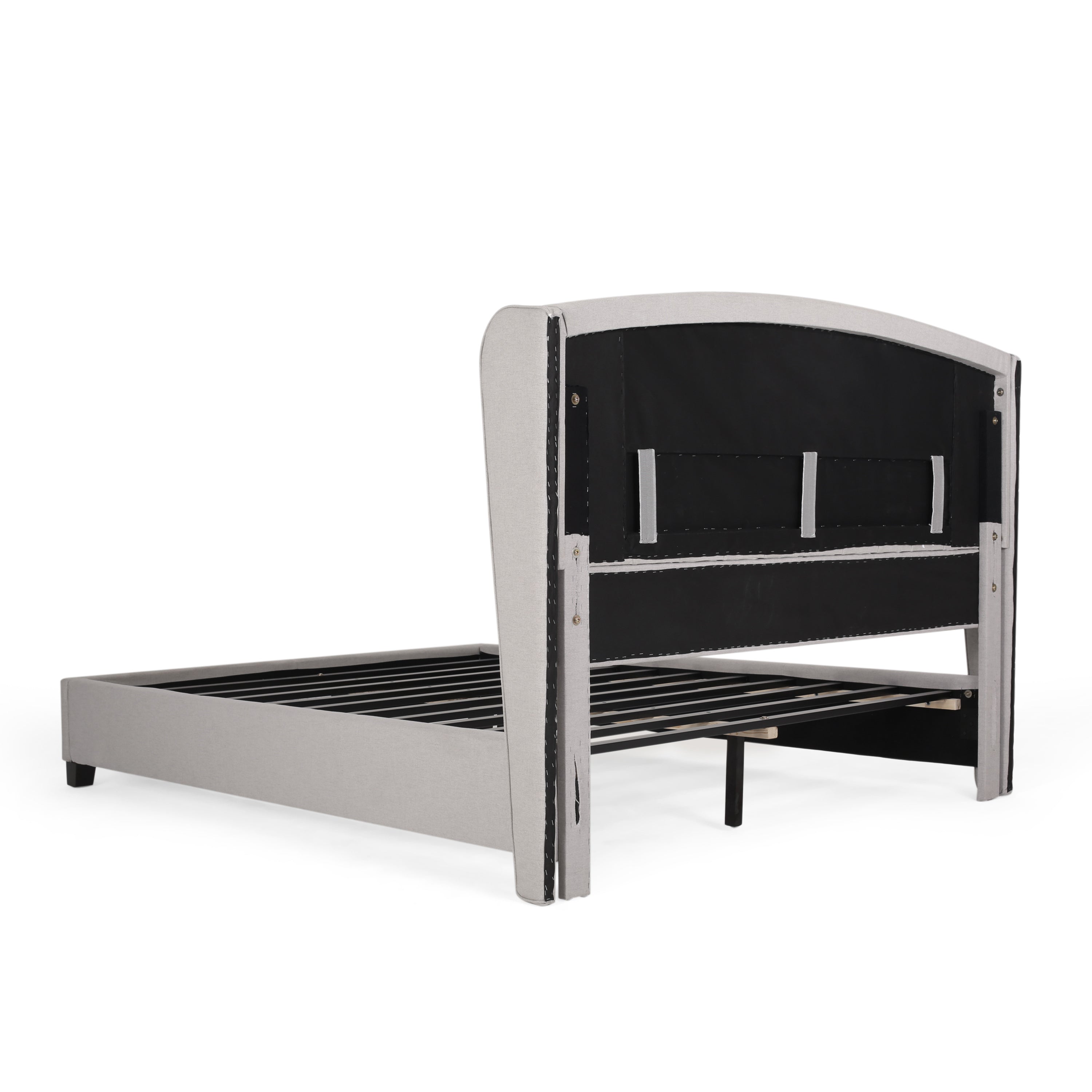 Button Tufted Wingback Bed