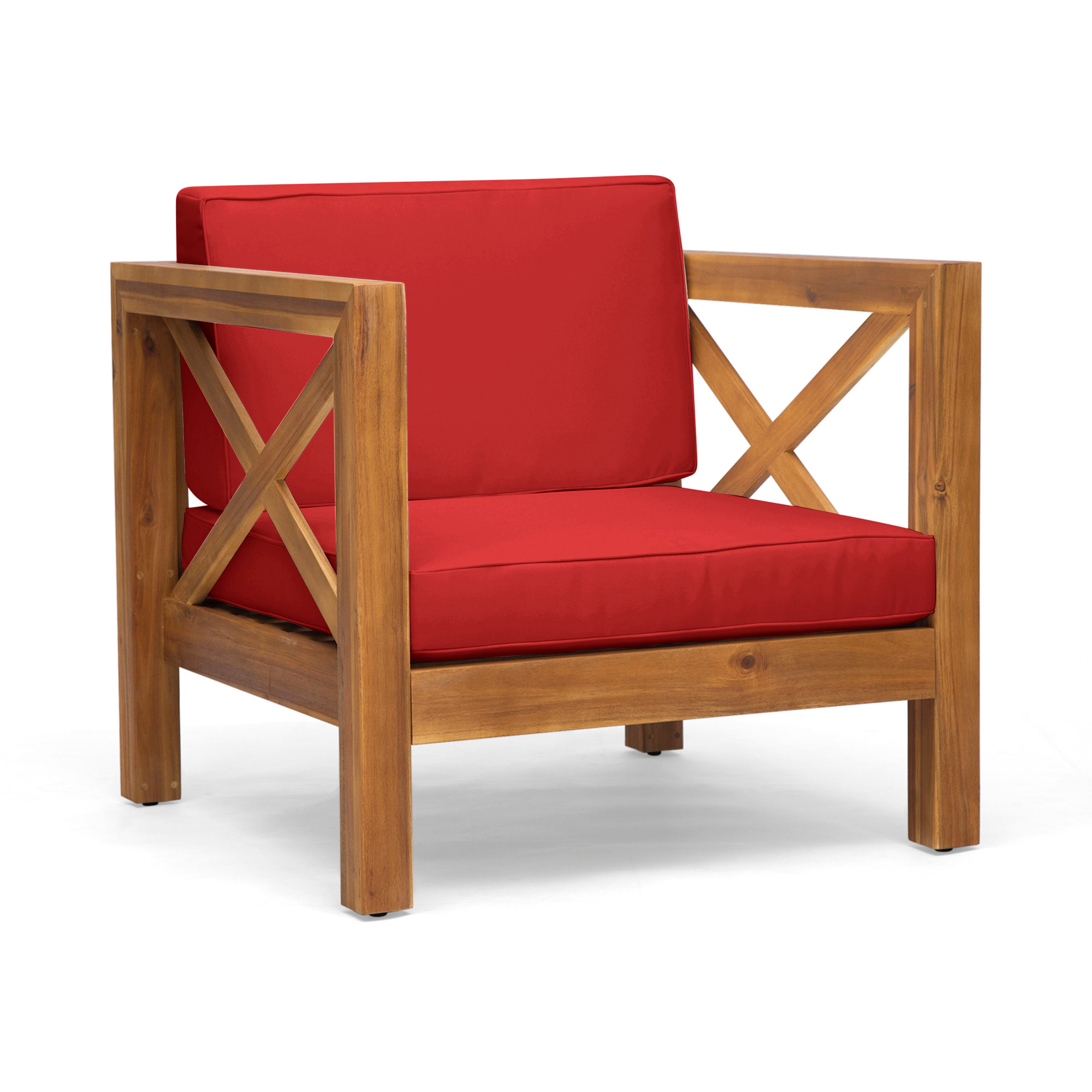 Brava Outdoor Club Chair with Water-Resistant Cushions