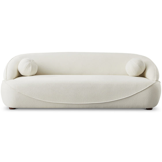 Lush Boucle Fabric Sofa - Sofas