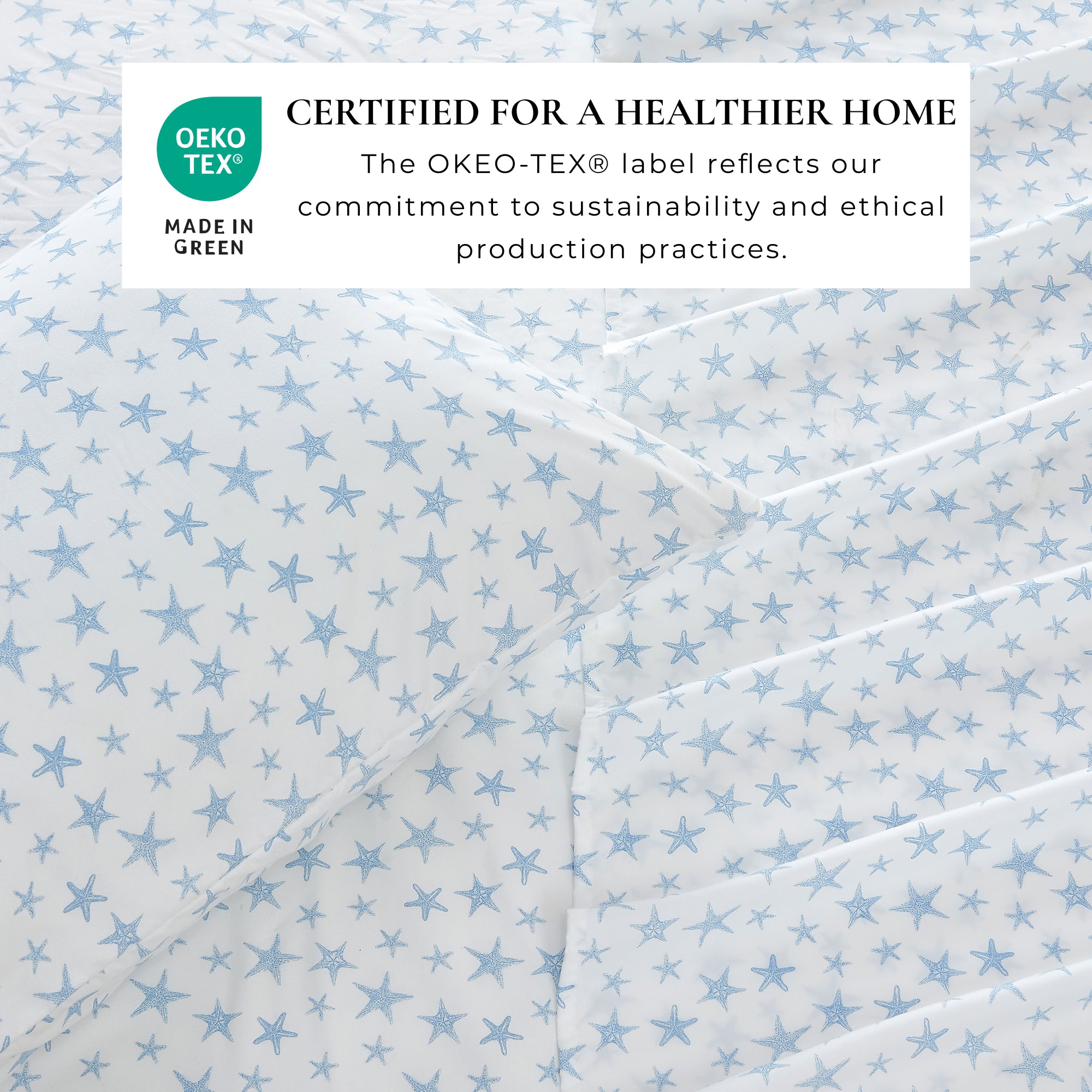 Coastal Printed Microfiber Sheet Set