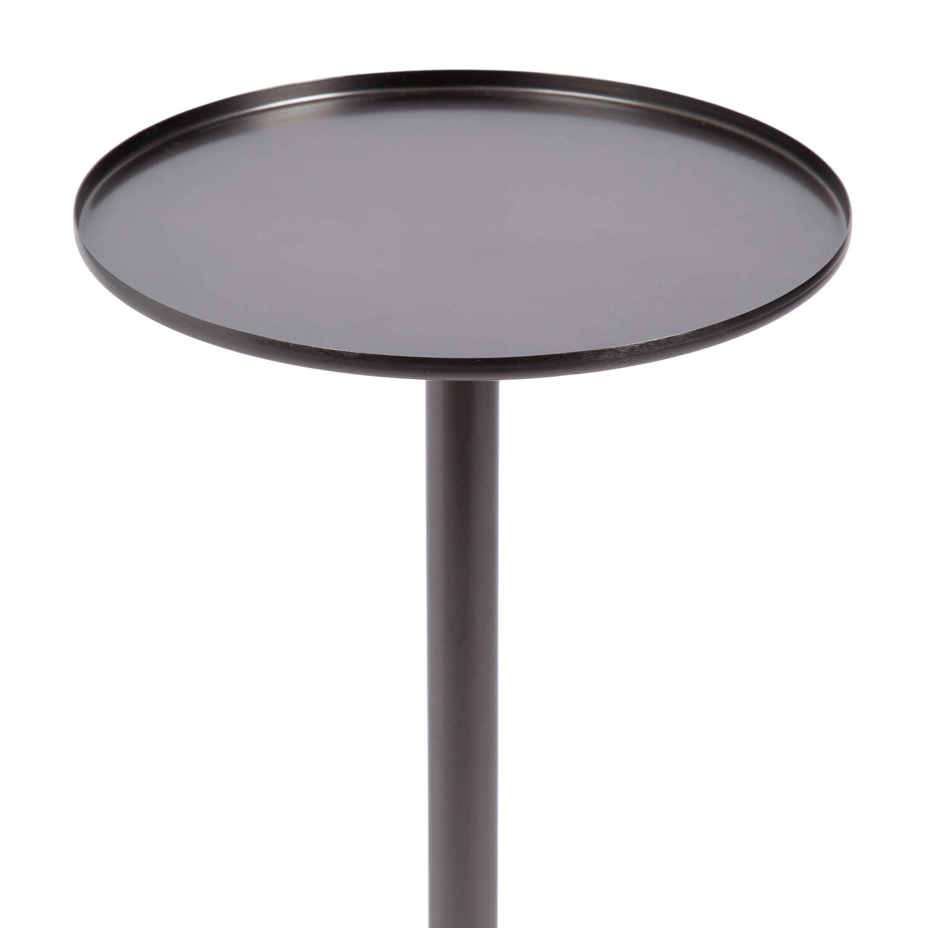 Vanora Metal and Marble Drink Table