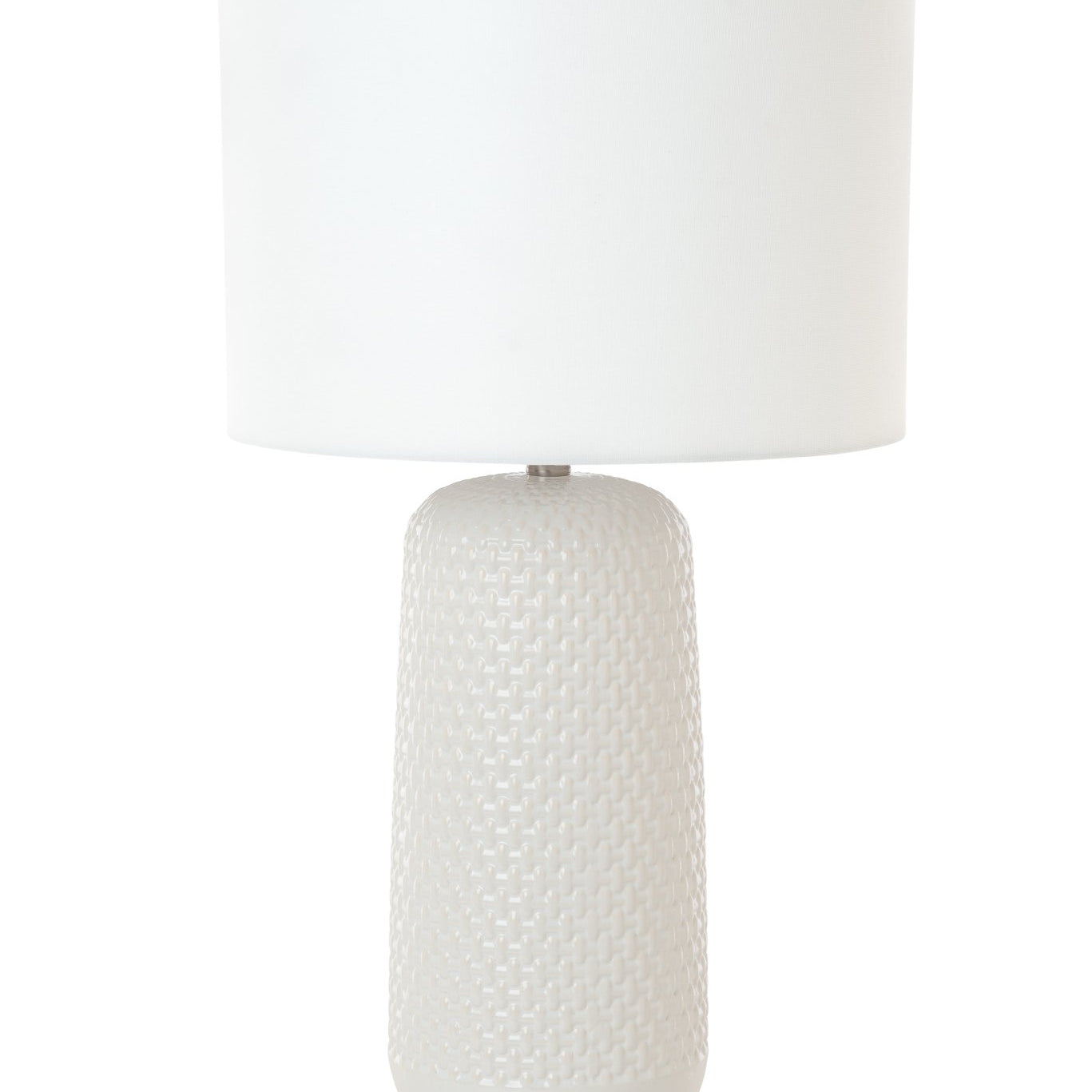 Marlin 30" White Ceramic Table Lamp, (Set of 2) - Table Lamps