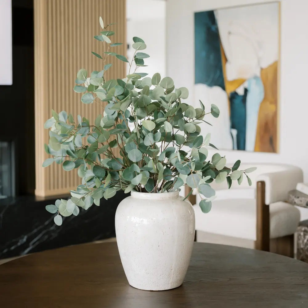 48" Artificial Eucalyptus Branch Stems, Set of 3