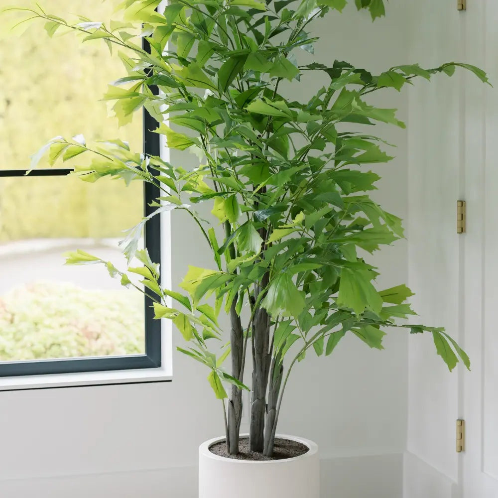 6' Artificial Fishtail Palm Tree in Pot