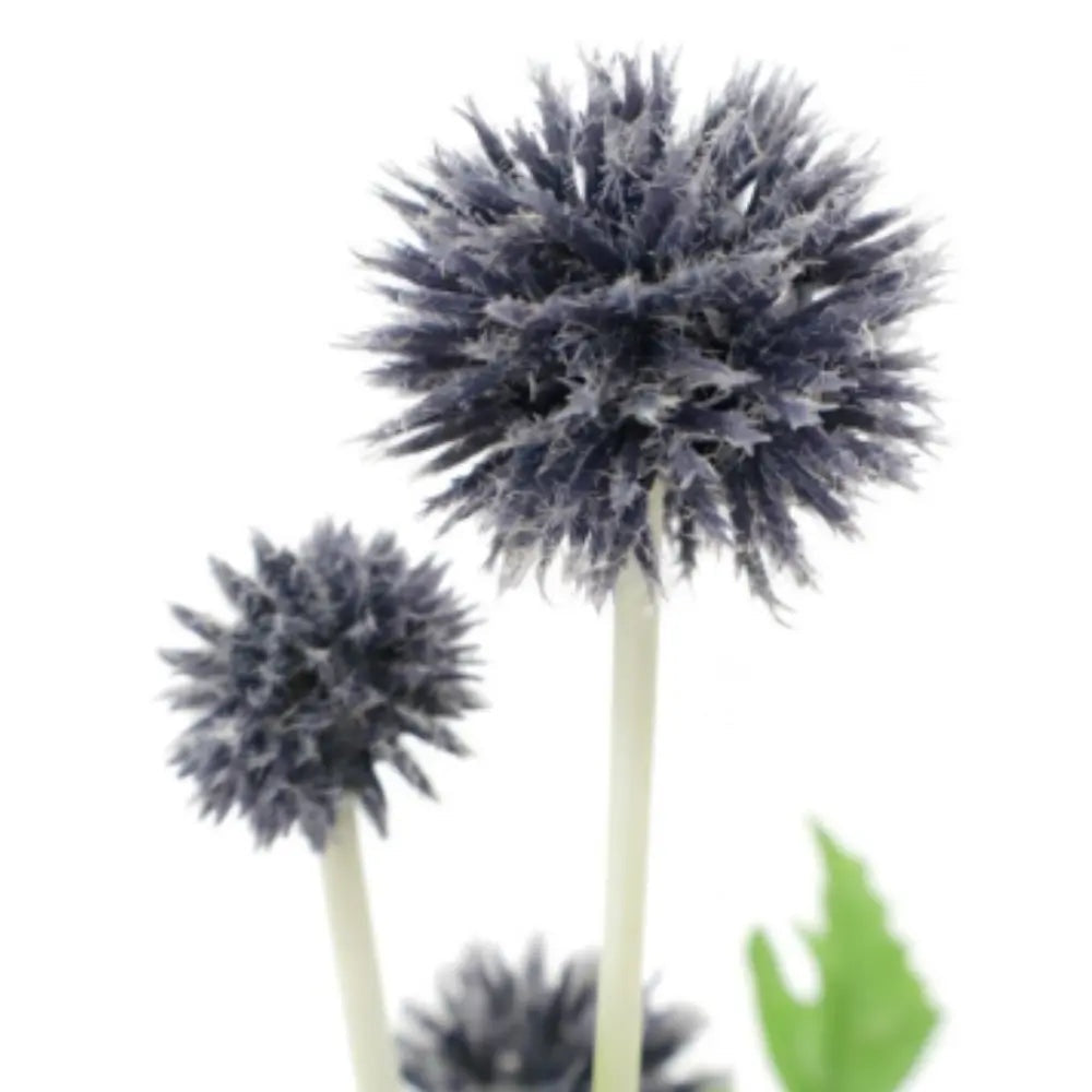 26" Artificial Blue Thistle Stems, Set of 5