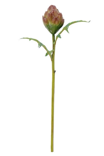 25" Artificial Purple Artichoke Stems, Set of 5
