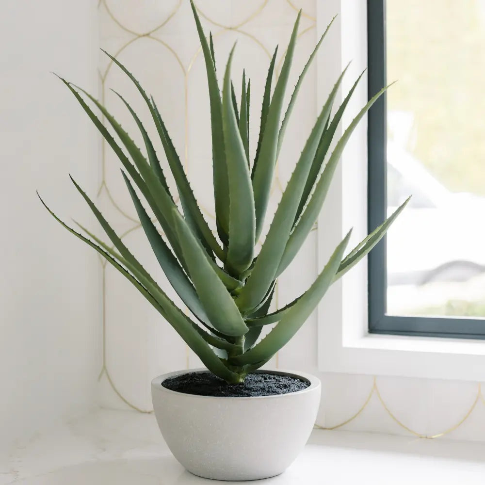 31.5" Artificial Agave Plant