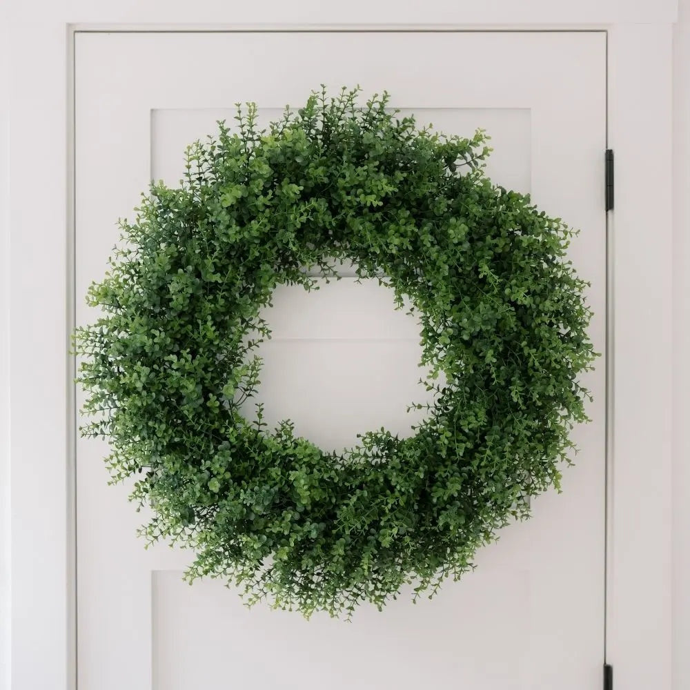 30" Artificial Boxwood Wreath