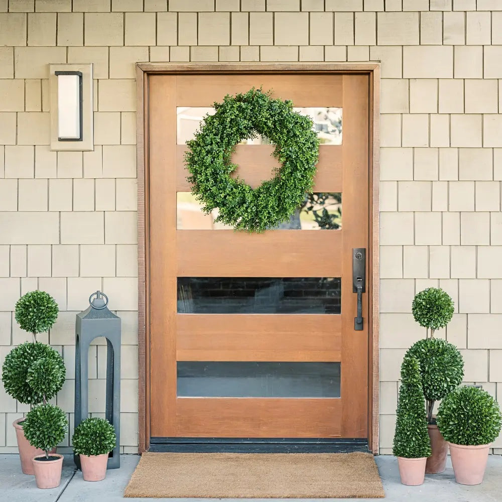 12" Artificial Boxwood Plant in Round Pot