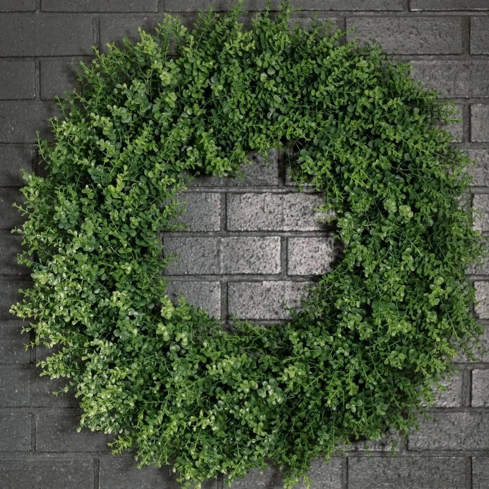 30" Artificial Boxwood Wreath