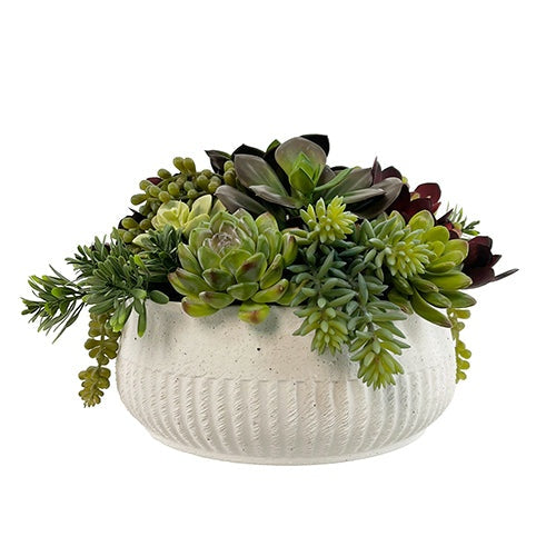large fake succulent 12" Succulent Arrangement