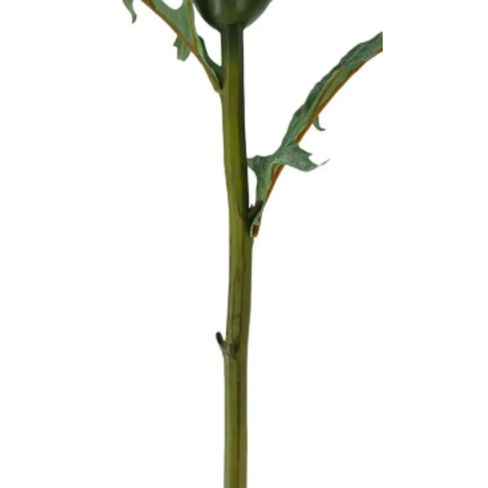 25" Artificial Purple Artichoke Stems, Set of 5