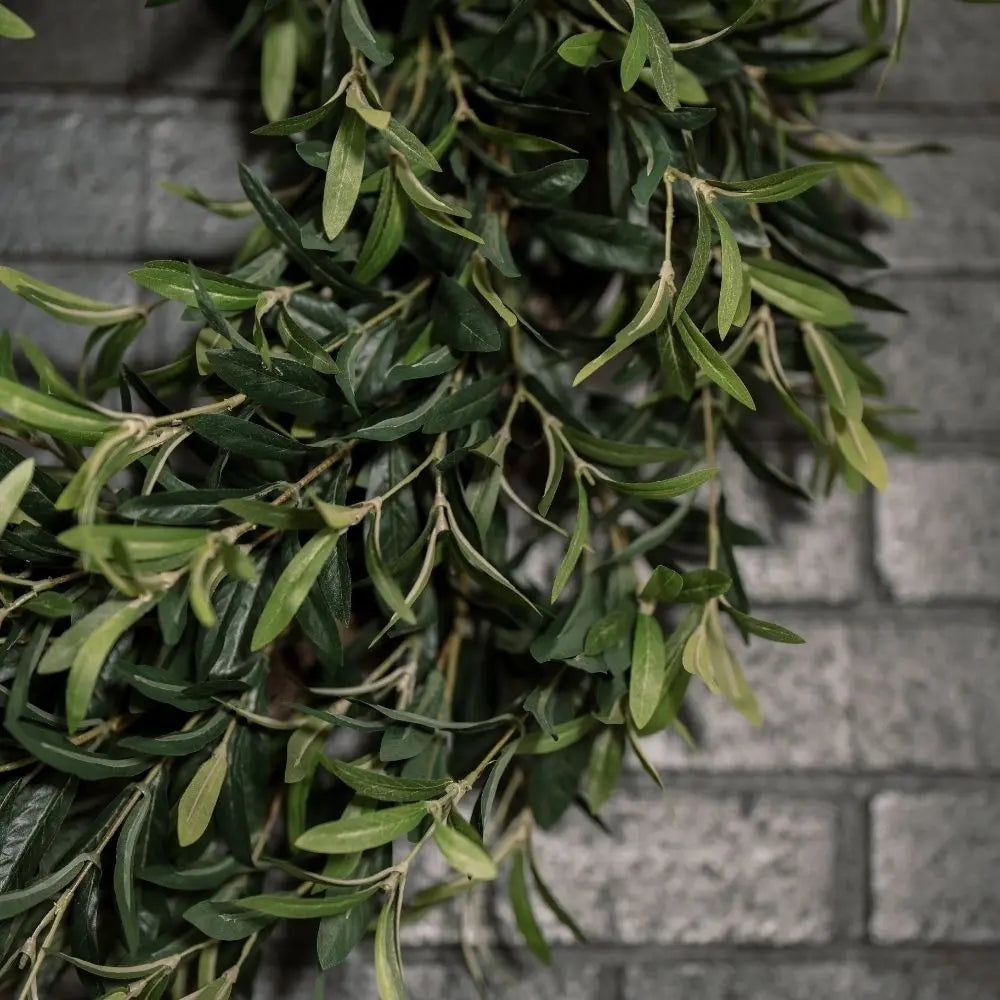 24" Artificial Olive Leaf Wreath