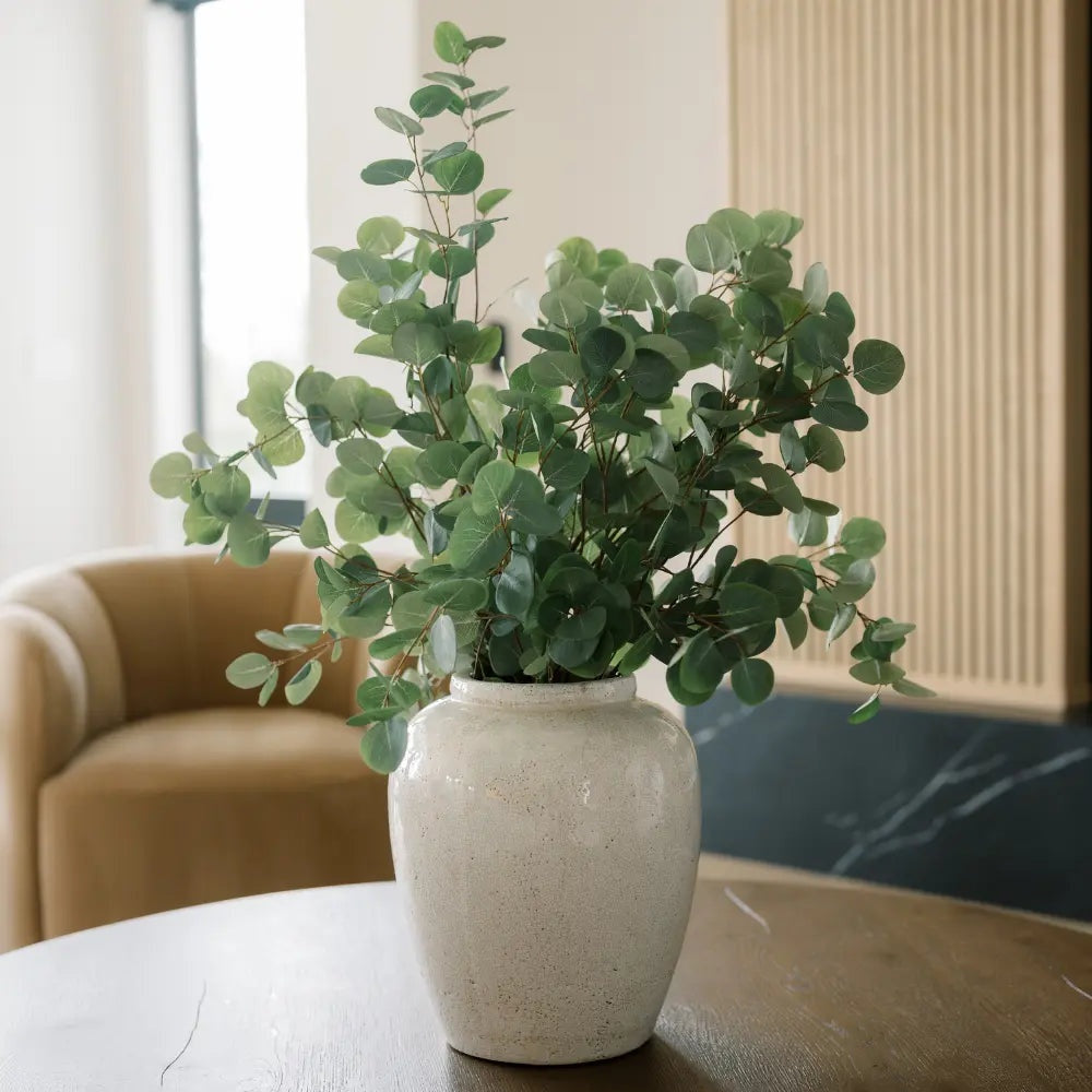 48" Artificial Eucalyptus Branch Stems, Set of 3