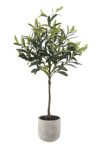 29" Artificial Olive Tree, Set of 2