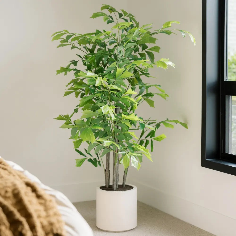 6' Artificial Fishtail Palm Tree in Pot