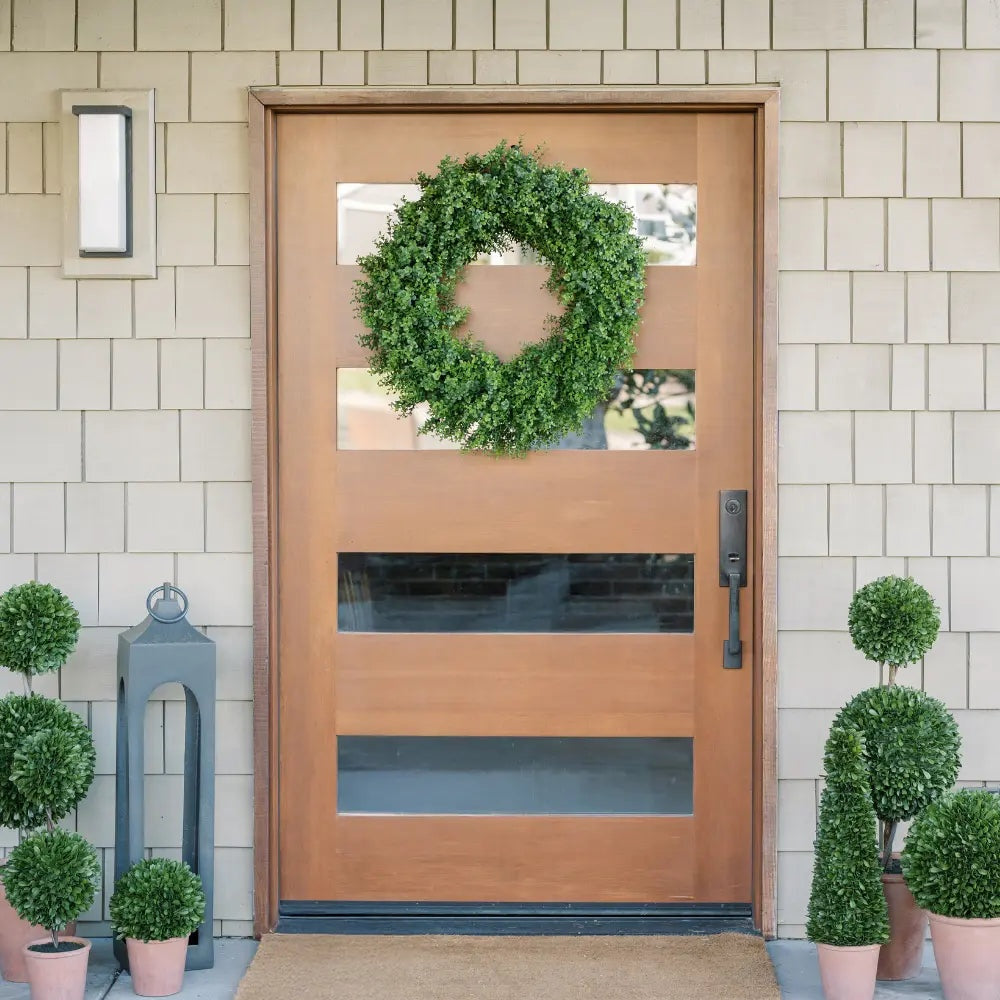 30" Artificial Boxwood Wreath