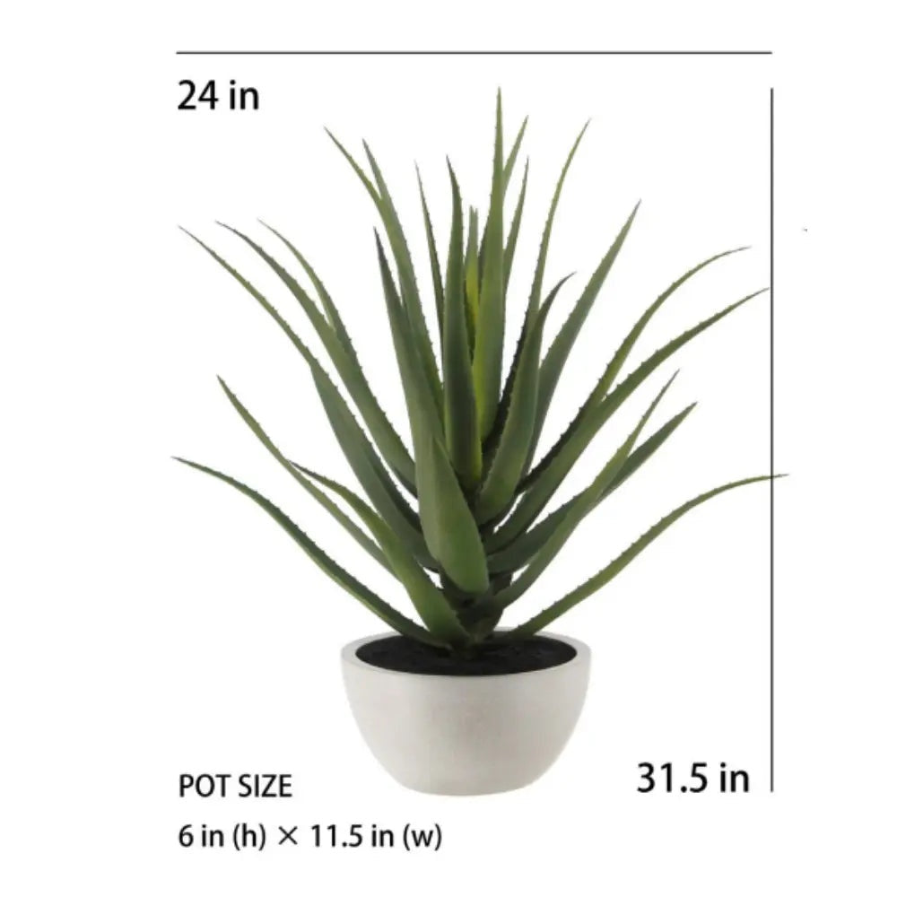 31.5" Artificial Agave Plant