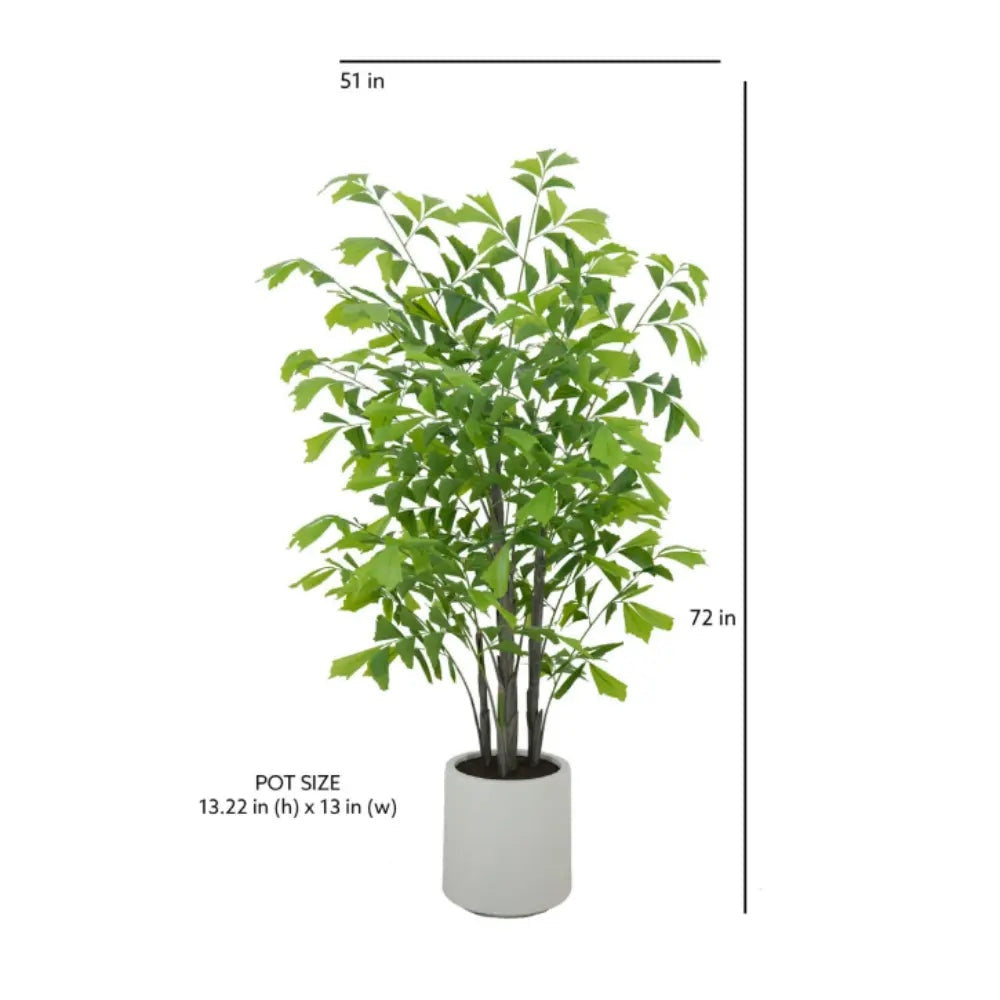 6' Artificial Fishtail Palm Tree in Pot