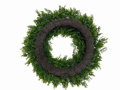 30" Artificial Boxwood Wreath