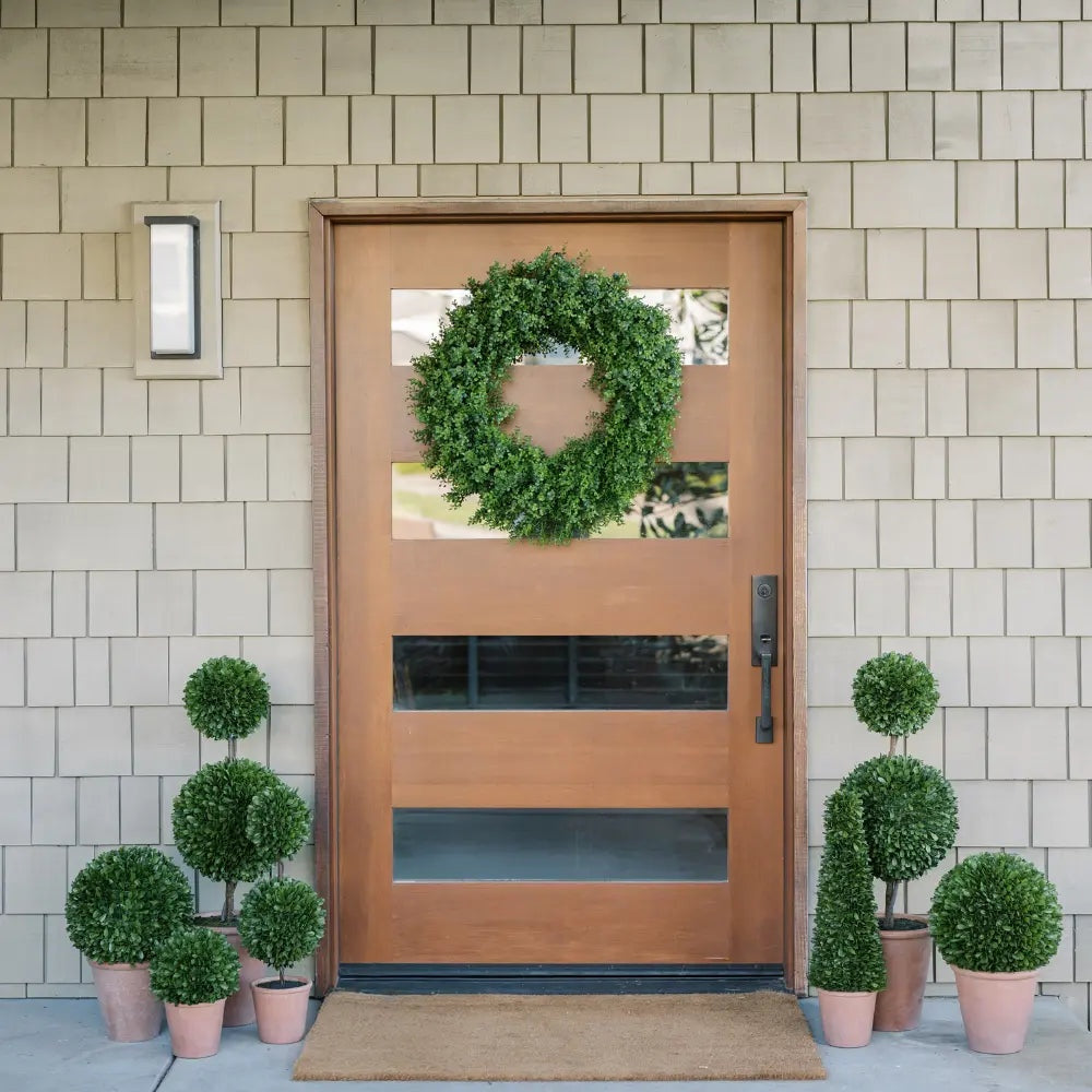 36" Double Boxwood Topiary in Pot