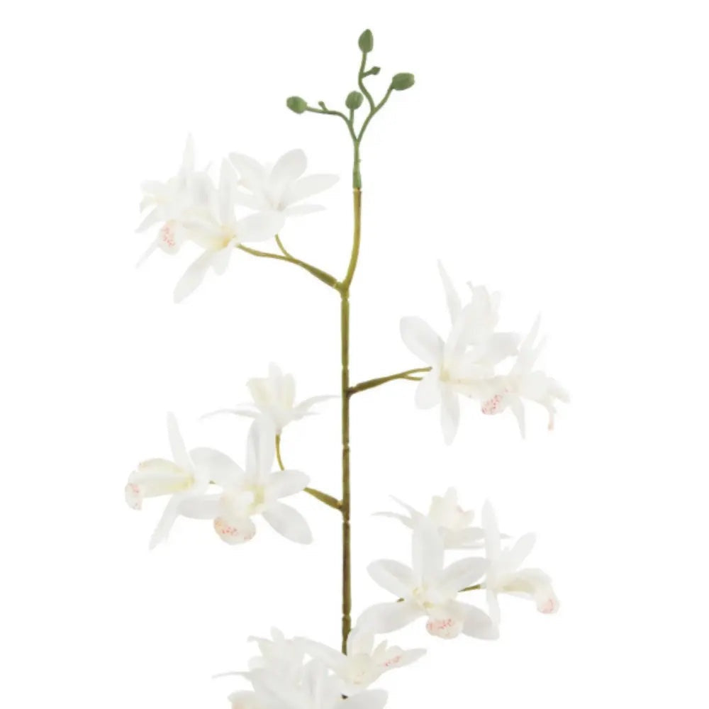 Artificial White Orchid in Vanda Pot