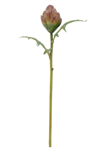 25" Artificial Purple Artichoke Stems, Set of 5