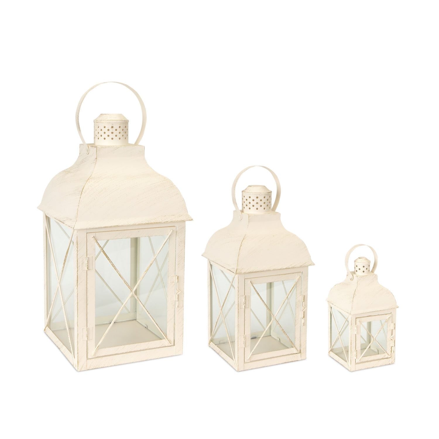 Metal Lantern (Set of 3) - Lanterns