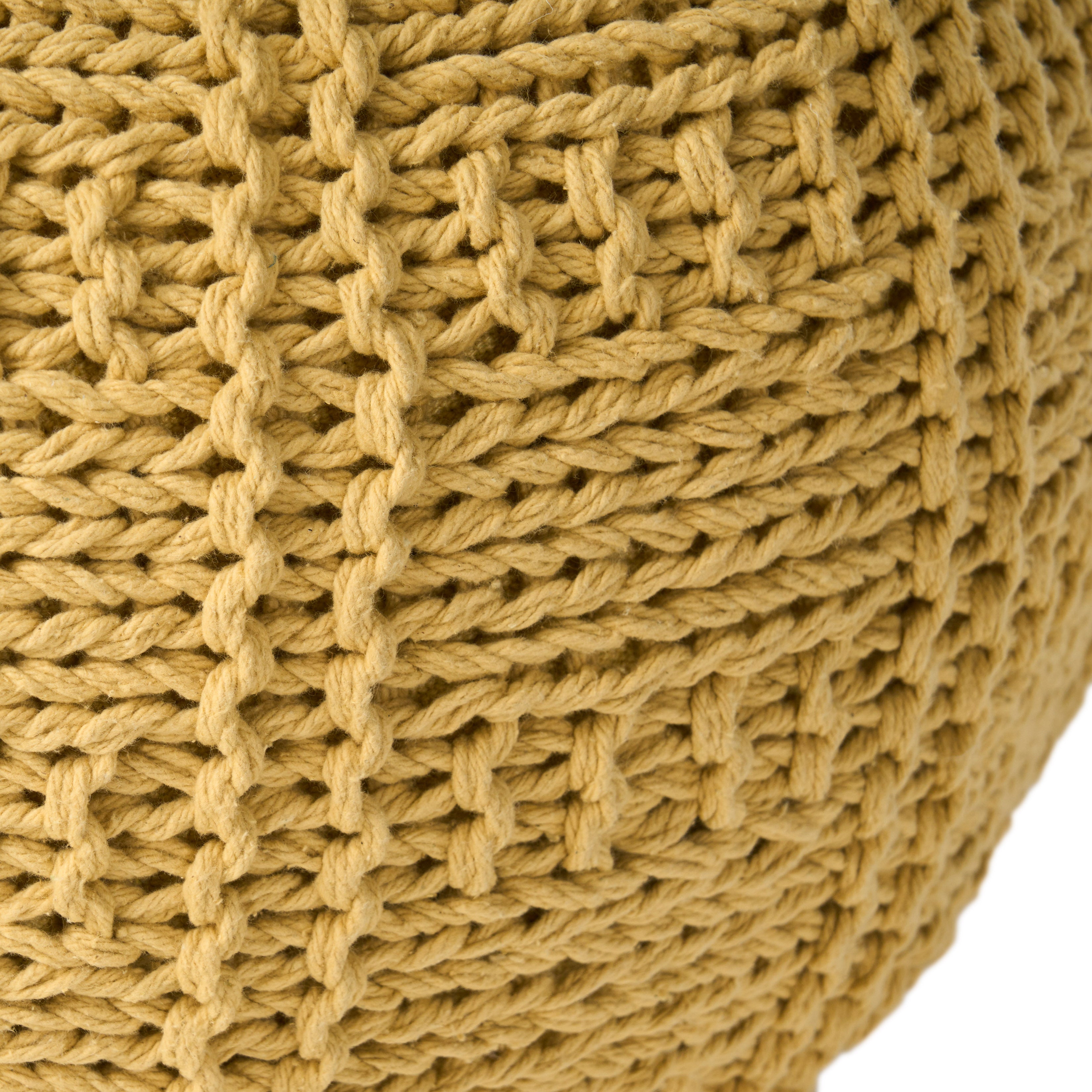 Yuny Knitted Pouf
