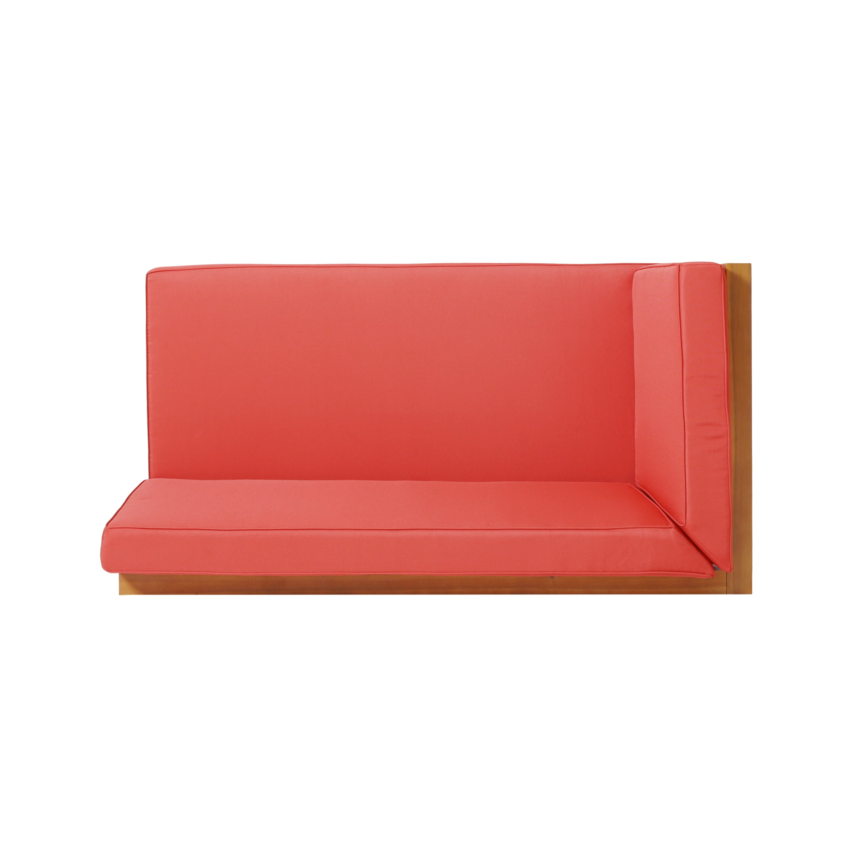 Brava Outdoor X-Back Corner Bench with Coffee Table