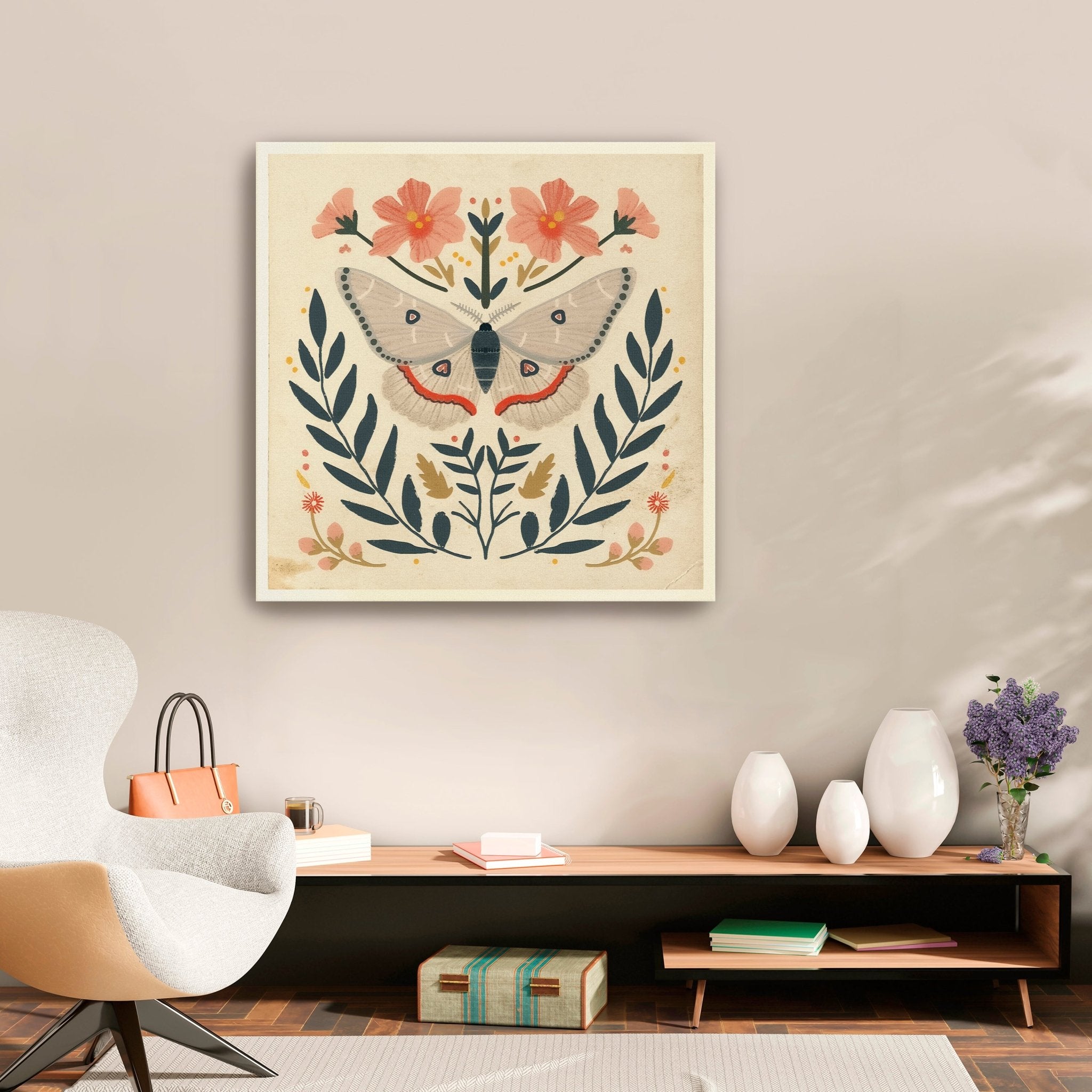 Moth Canvas Giclee - Canvas Wall Art