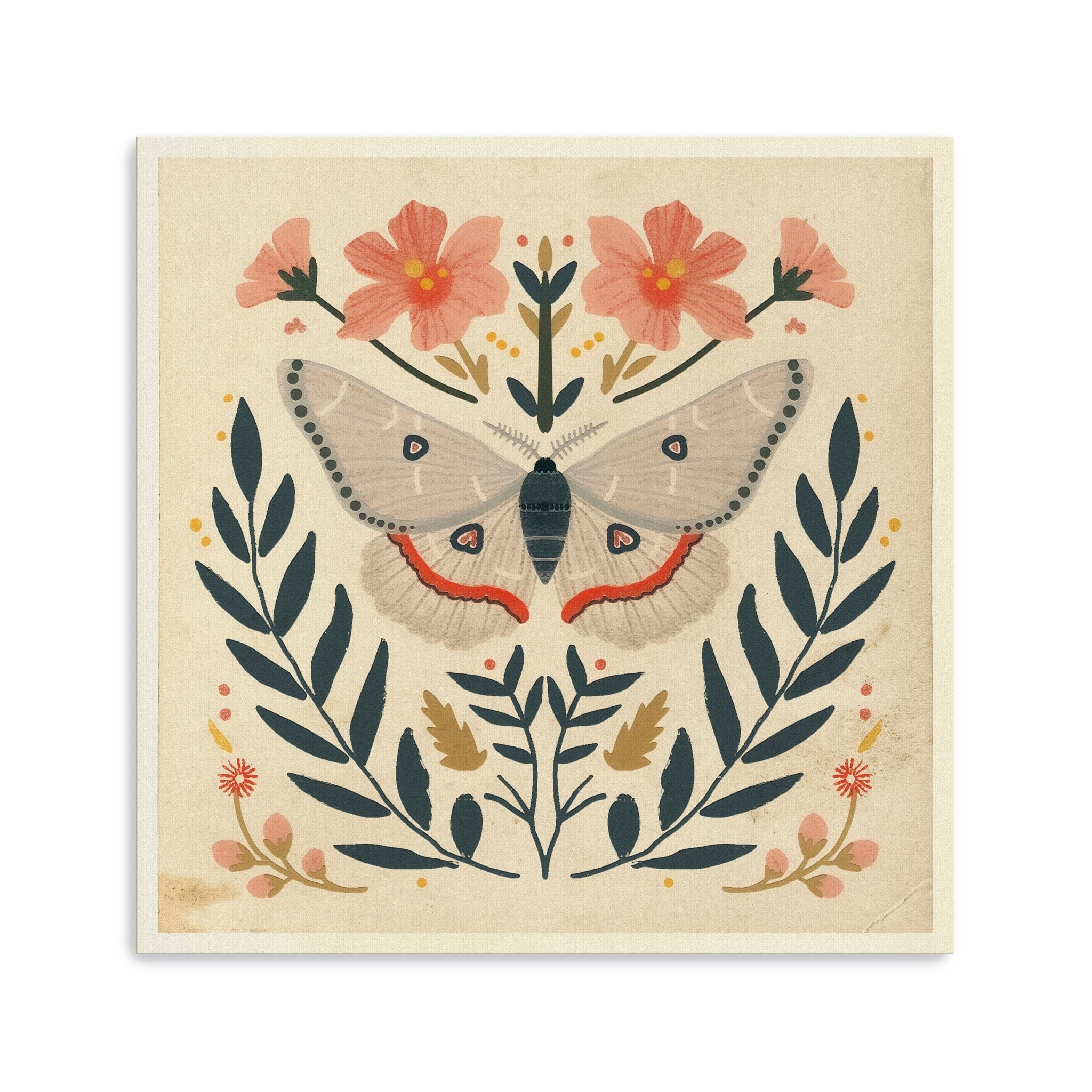 Moth Canvas Giclee - Canvas Wall Art