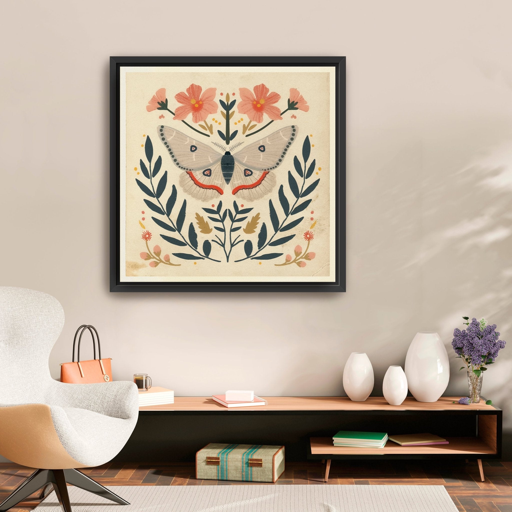 Moth Canvas Giclee - Canvas Wall Art